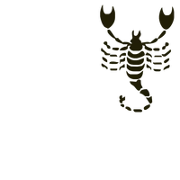 Wzór haftu: znak zodiaku skorpion